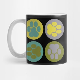 Paws in the greens Mug